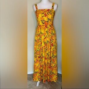 NWT Band of the Free Floral Maxi Dress with Square Neck
